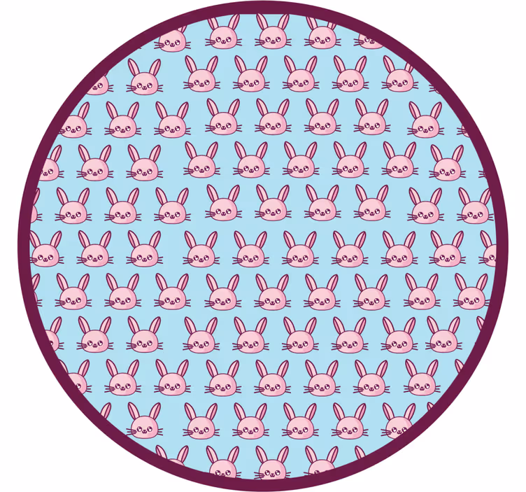 Childrens blind featuring anime rabbits - TenStickers