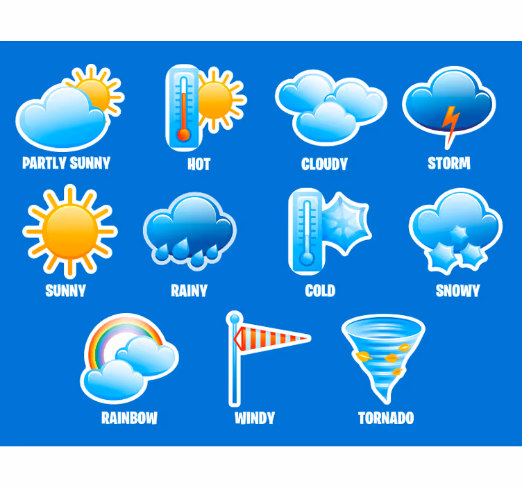 Childrens blind kids weatherproof design - TenStickers