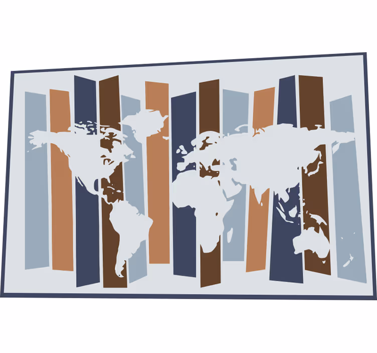 Childrens blind in nordic colors - TenStickers
