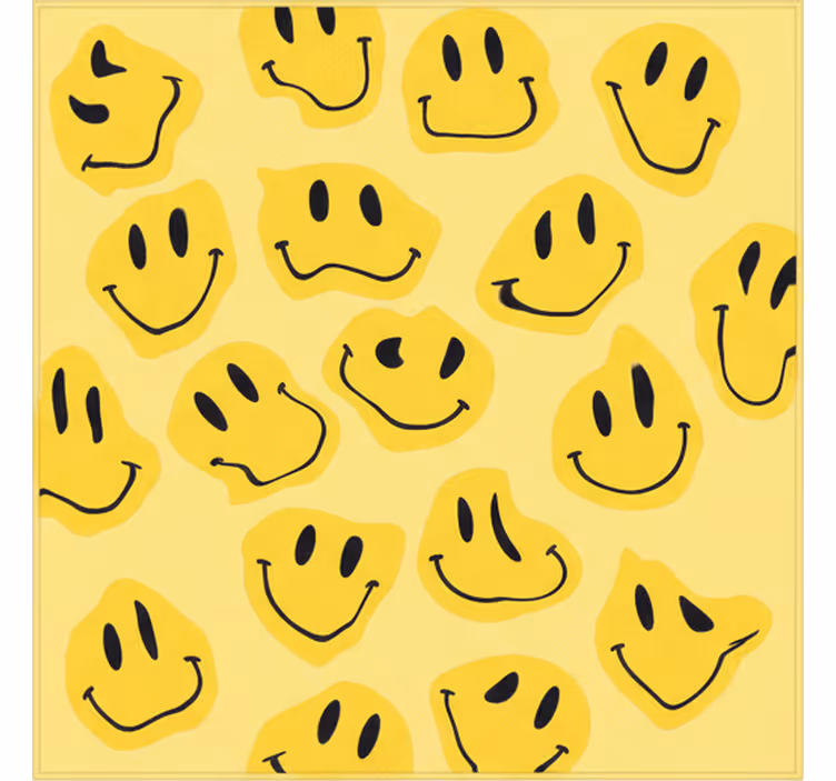 Childrens blind with quirky smiley faces - TenStickers