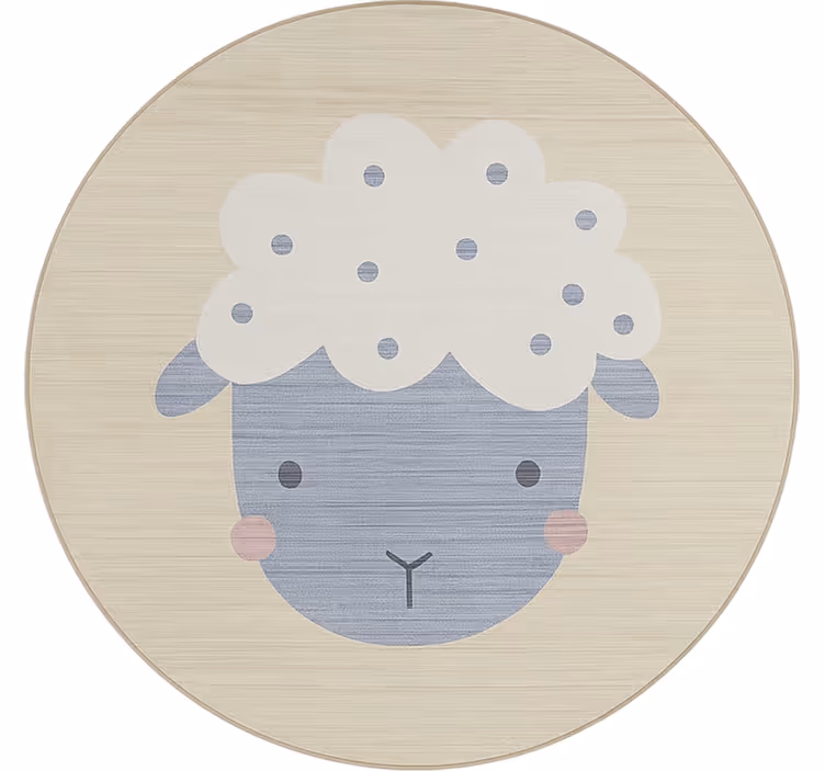 Childrens blind beige baby sheep - TenStickers