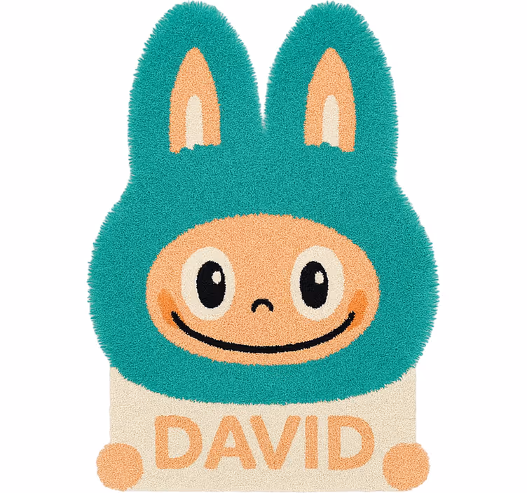 Custom turquoise labubu childrens blind - TenStickers