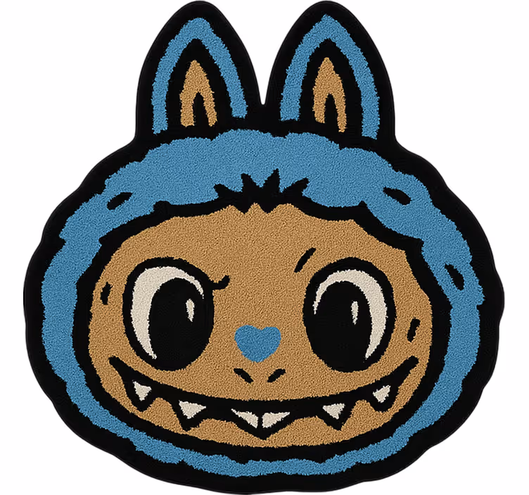 Childrens blind in blue labubu design - TenStickers