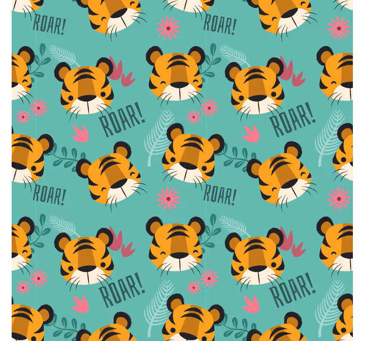 Childrens blind with tiger pattern - TenStickers