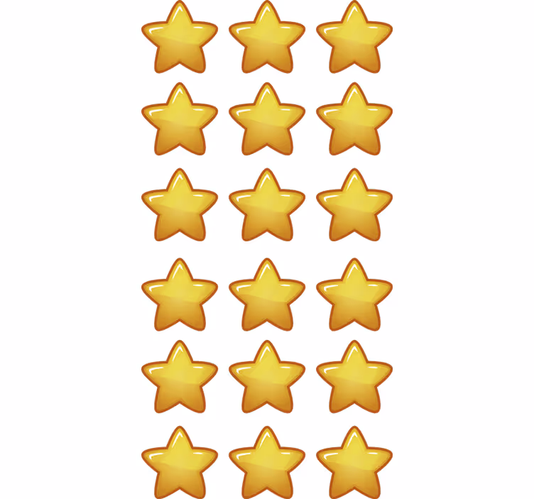 Childrens blind geometric star patterns - TenStickers