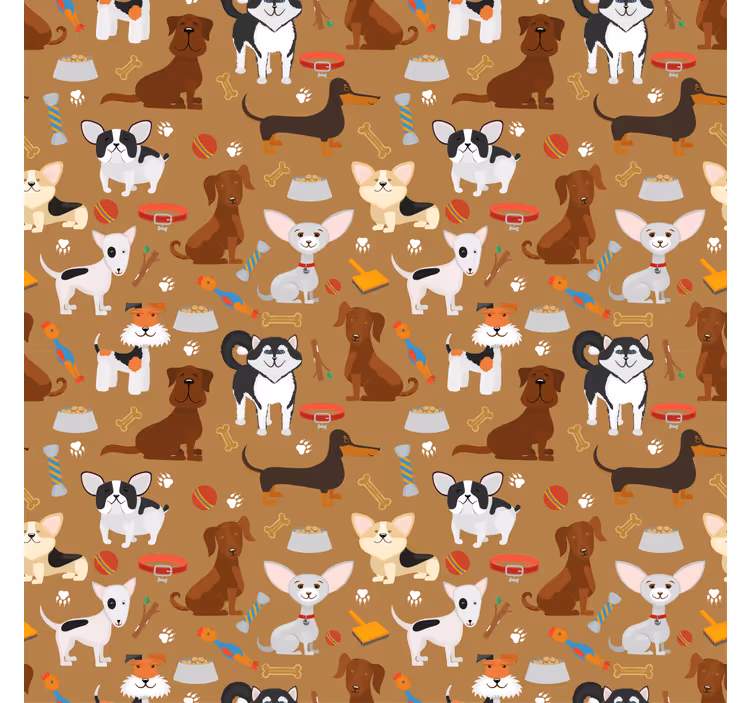 Childrens blind with different cute dog patterns - TenStickers