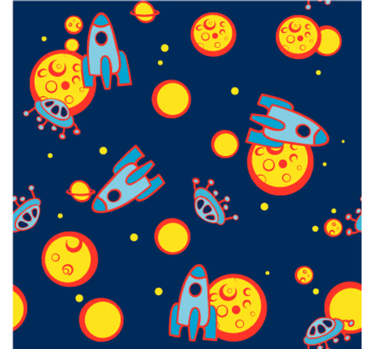 Childrens blind cosmos vinyl piece - TenStickers