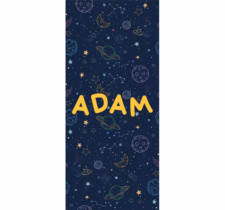 Childrens blind planets in space - TenStickers