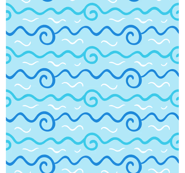 Childrens blind seaside landscape background design - TenStickers