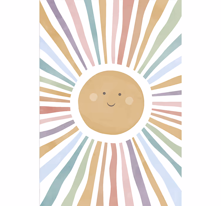 Childrens blind with cheerful sun design - TenStickers