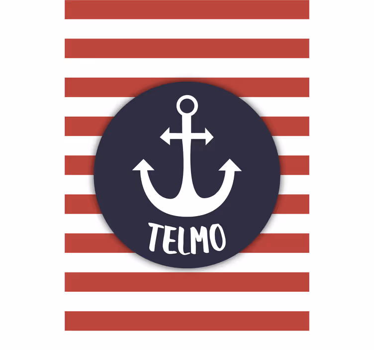 Childrens blind customizable sailor anchor - TenStickers