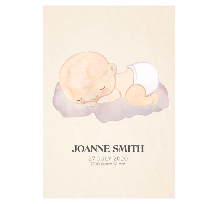 Childrens blind baby born affection - TenStickers