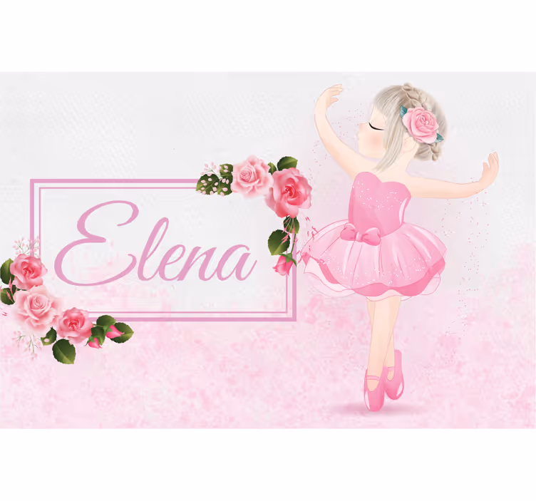 Childrens blind ballet dancer - TenStickers