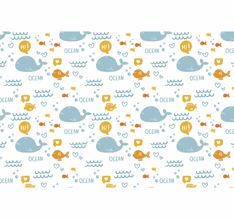 Colorful and happy ocean childrens blind - TenStickers
