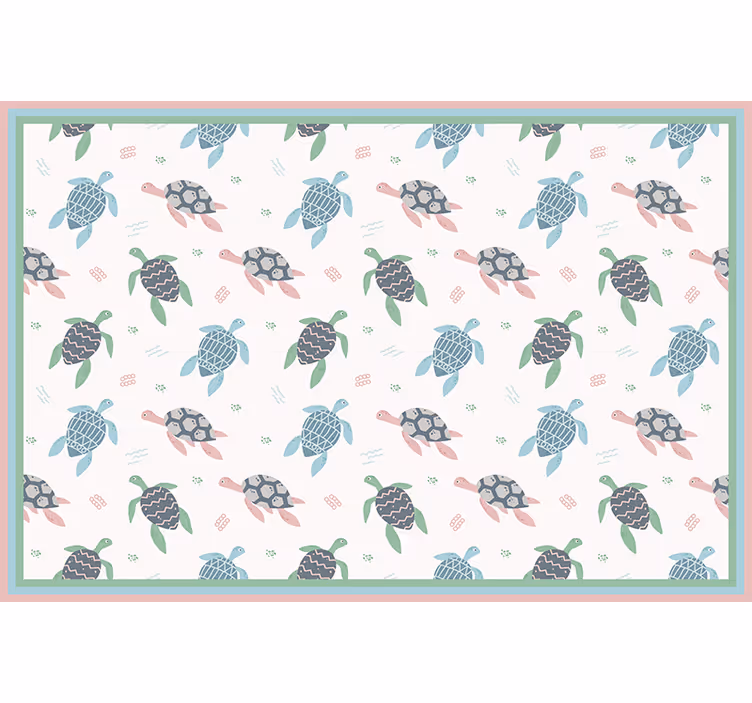 Childrens blind soft color turtles - TenStickers