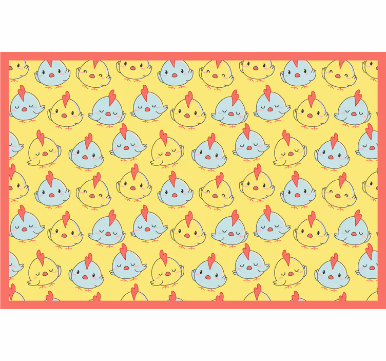 Childrens blind with yellow baby chick pattern - TenStickers