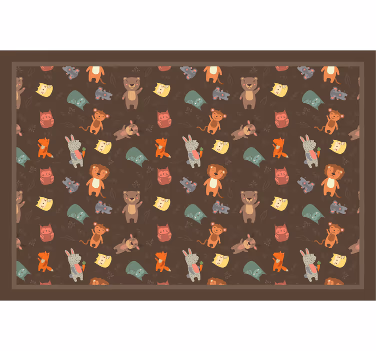 Childrens blind cute wild animals and owls - TenStickers