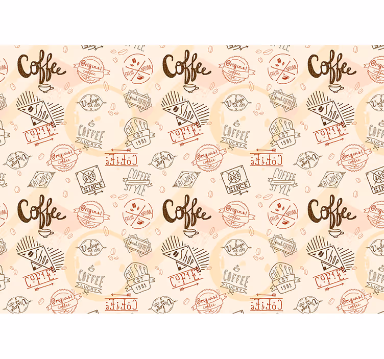 Kitchen blind coffee kitchen wall poster - TenStickers