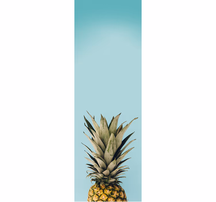 Kitchen blind pineapple fridge vinyl wrap - TenStickers