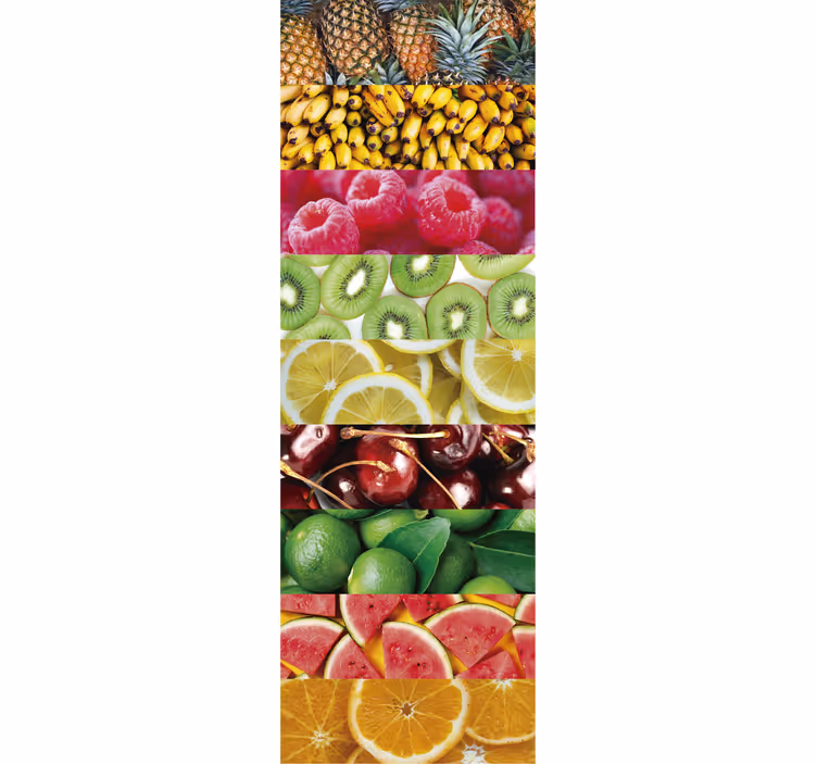 Kitchen blind fruit textures - TenStickers