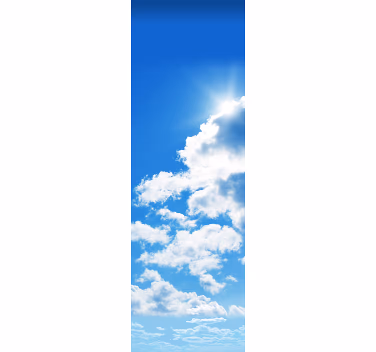 Kitchen blind cloud fridge vinyl decor - TenStickers