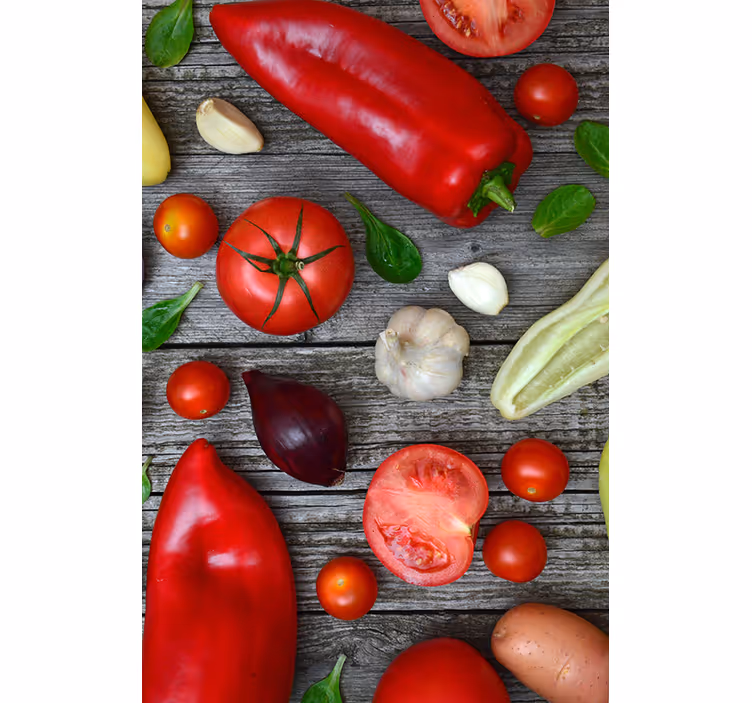 Kitchen blind vegetable table - TenStickers