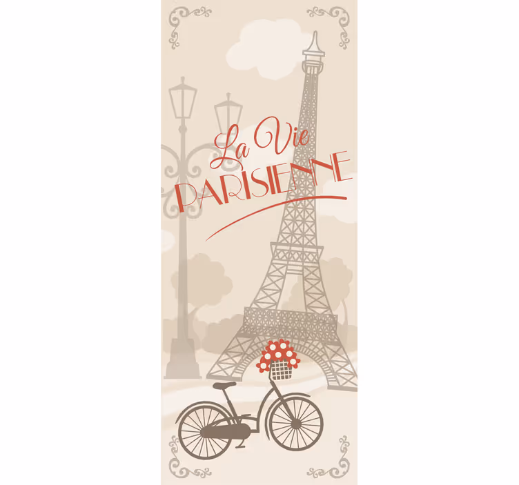 Kitchen blind parisian life - TenStickers