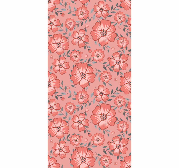 Kitchen blind pink daisy flower - TenStickers