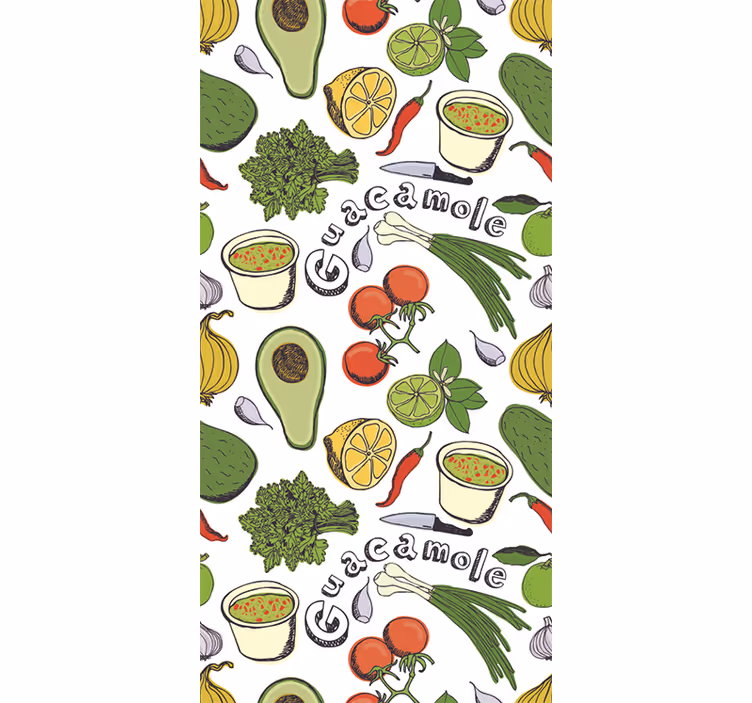 Kitchen blind mexican fruit decorative vinyl - TenStickers