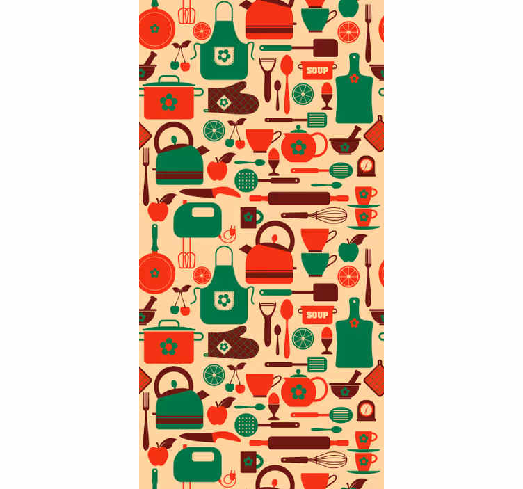 Kitchen blind for kitchen cabinet covers - TenStickers