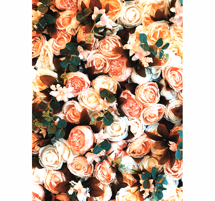 Kitchen blind bouquet of roses - TenStickers
