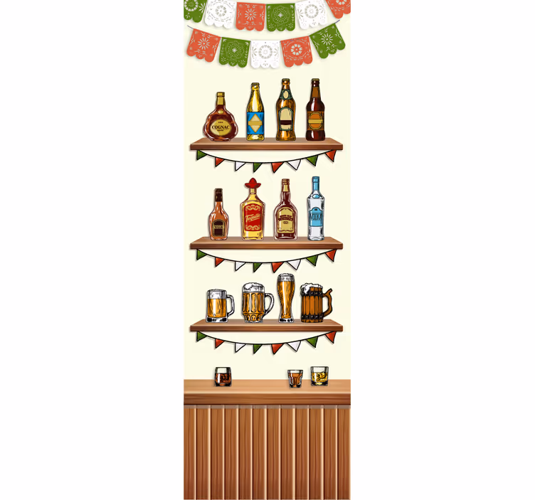Kitchen blind tequila decorative vinyl - TenStickers