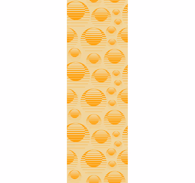 Retro sun draw kitchen blind - TenStickers