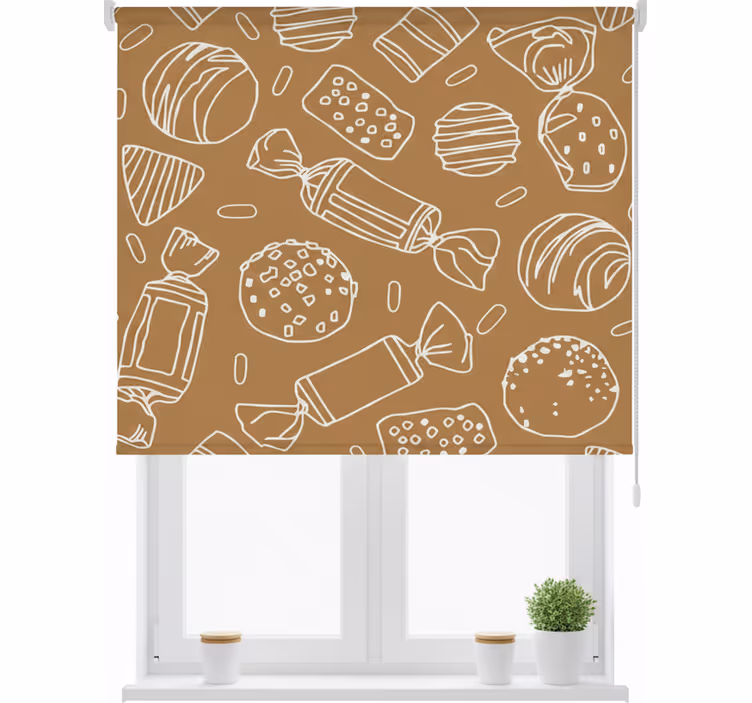 Kitchen blind candy pattern - TenStickers