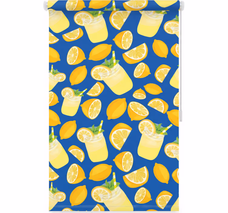 Kitchen blind lemon juice refrigerator - TenStickers