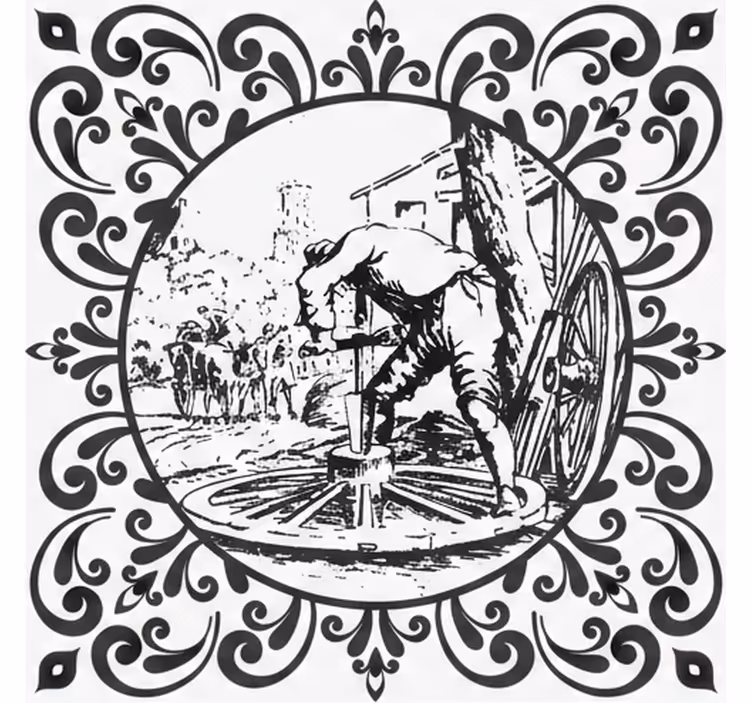 Kitchen blind for the working man - TenStickers