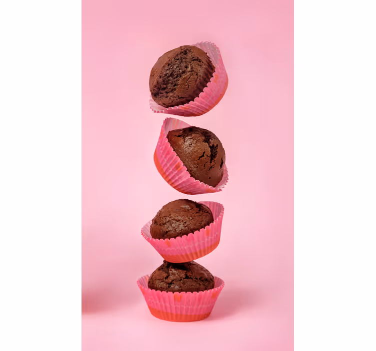 Kitchen blind chocolate cupcake - TenStickers