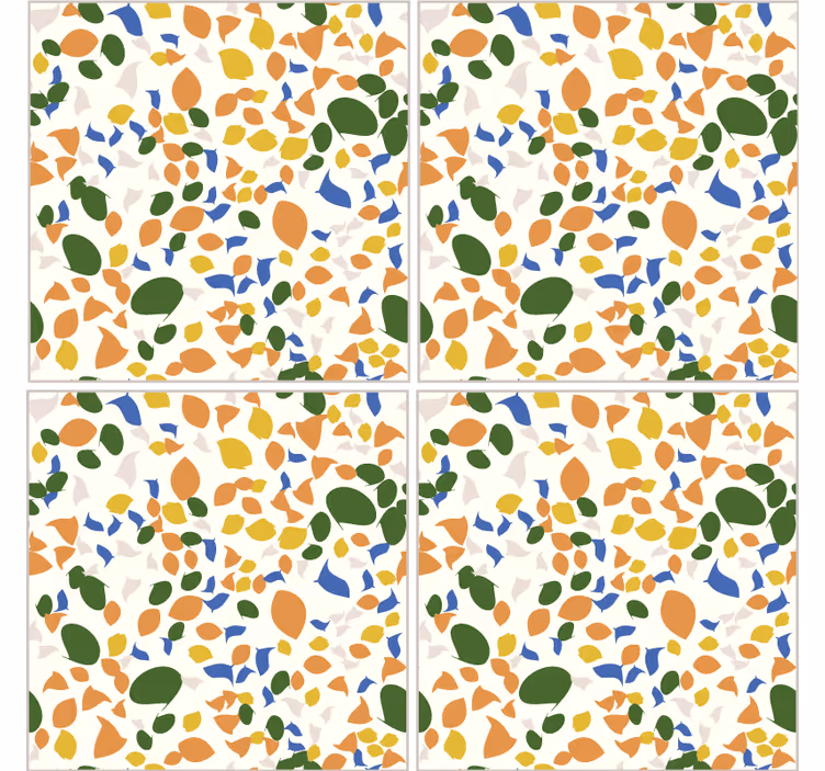 Kitchen blind terrazzo tiles - TenStickers