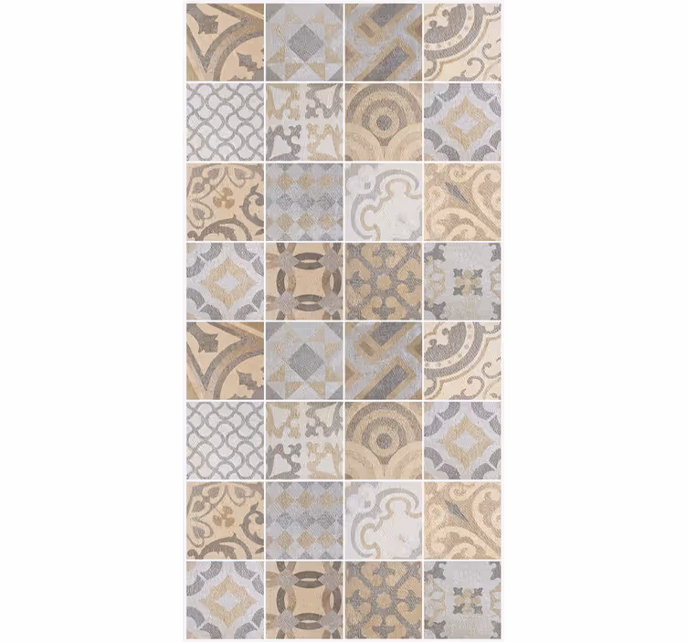 Kitchen blind cement orange - TenStickers