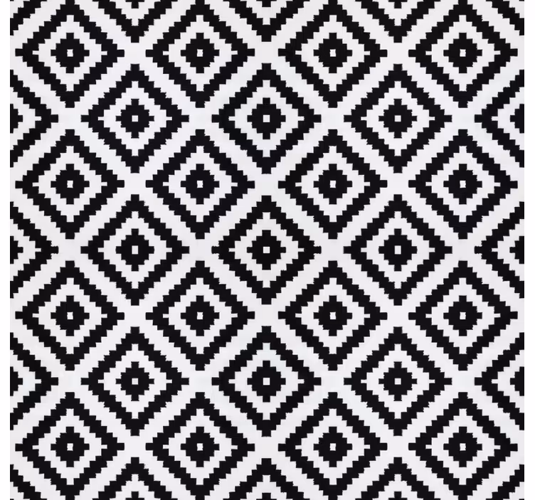 Kitchen blind in black modern squares - TenStickers