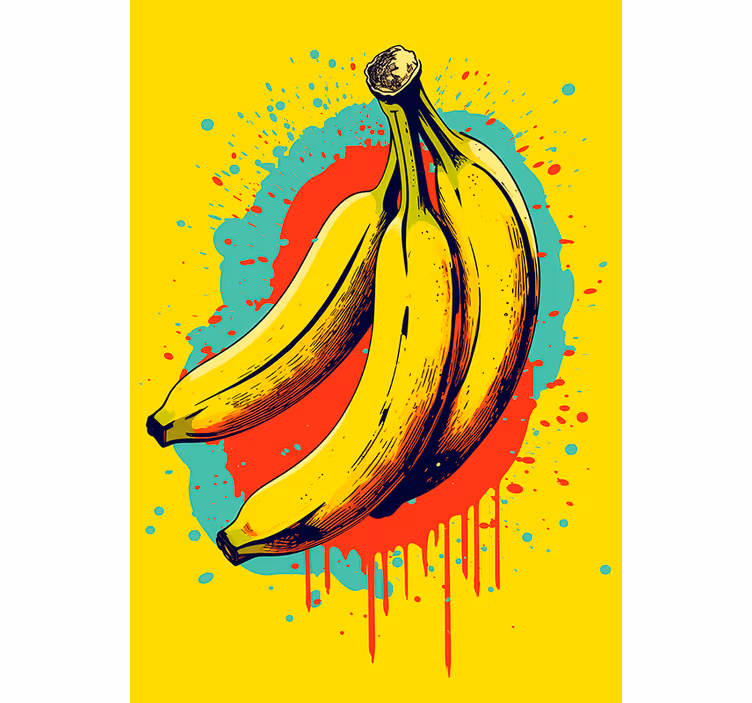 Kitchen blind with three bananas design - TenStickers