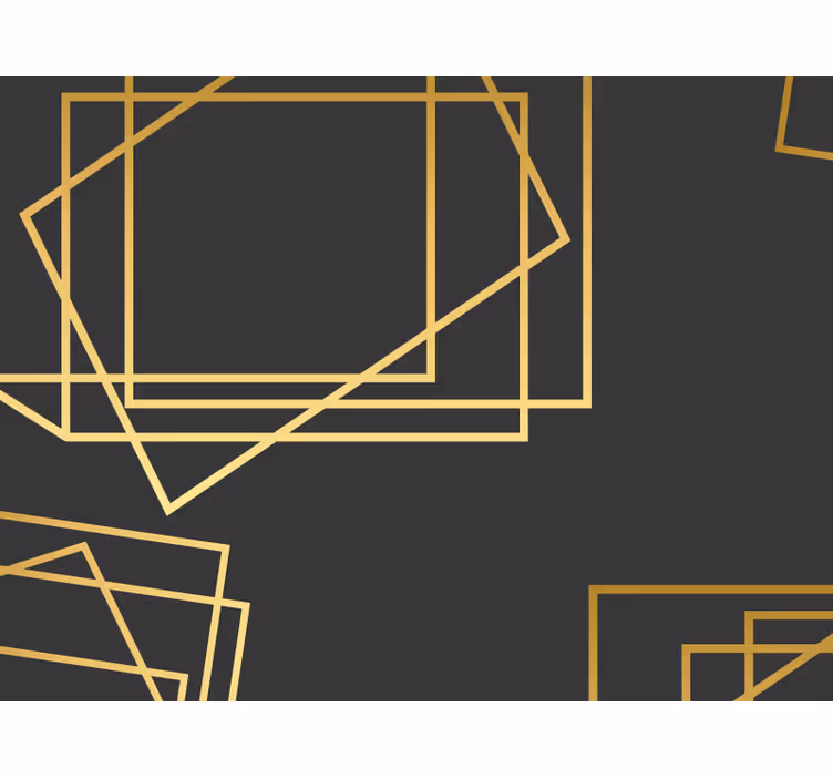 Black blind rectangles and squares - TenStickers