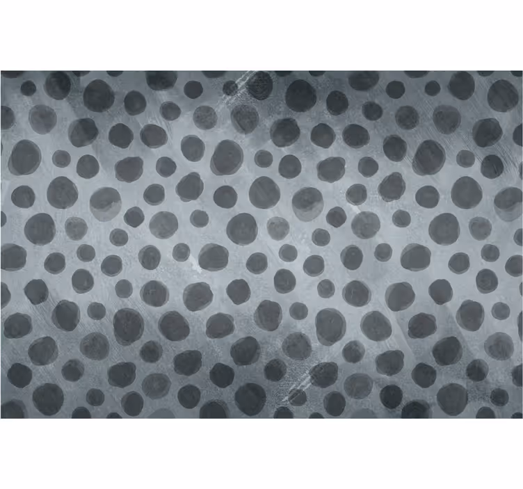 Black blind in grey toned circles - TenStickers