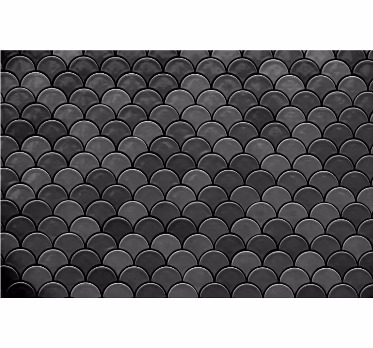 Black blind with black scales - TenStickers