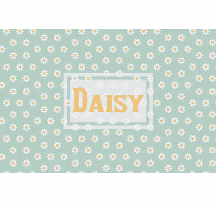 Green blind kids daisy design - TenStickers