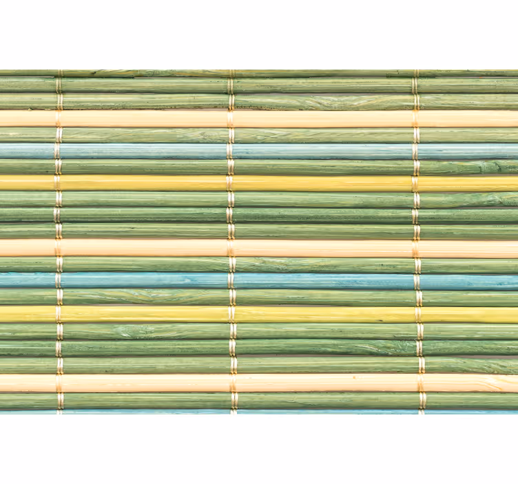 Green blind with green bamboo texture - TenStickers