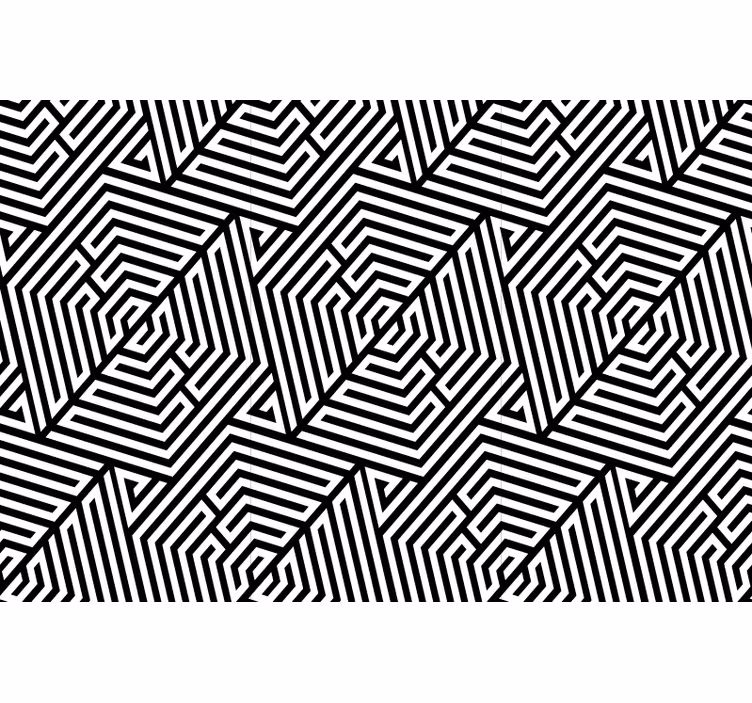 Grey blind for elegant black and white restaurant - TenStickers