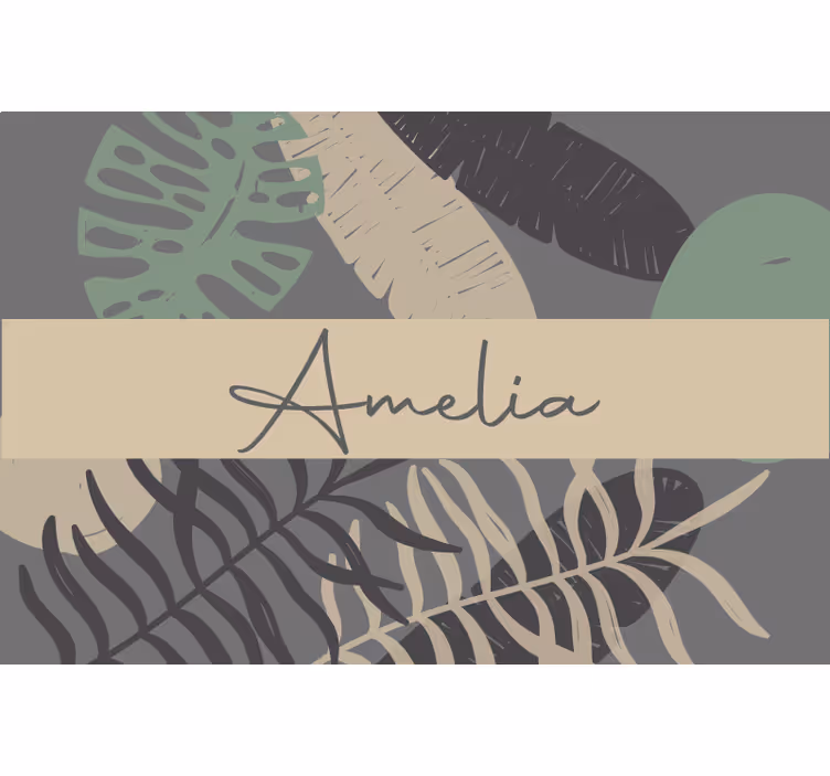 Beige blind in bohemian style jungle - TenStickers