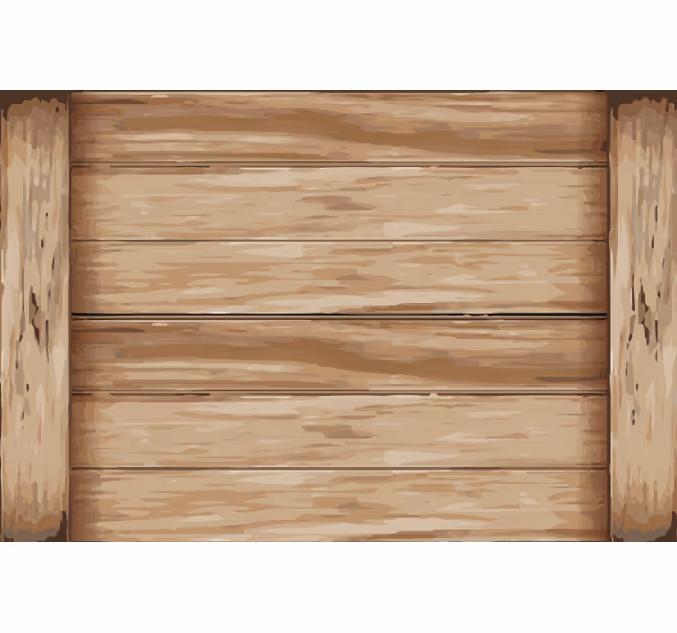 Beige blind with contemporary wood design - TenStickers
