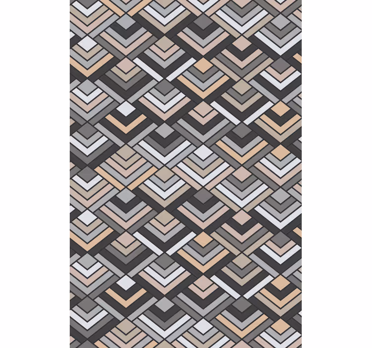 Outdoor blind with abstract picasso style design - TenStickers